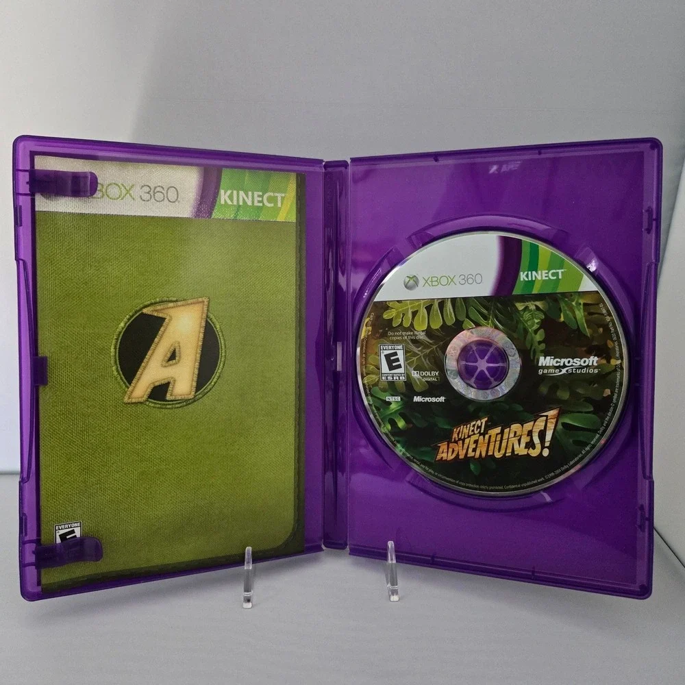 Disneyland Adventures & Kinect Adventures Bundle Xbox 360 - Complete CIB 2 Games